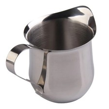 1xStainless Steel Milk/Coffee Frothing Jug Frother Latte Container Metal Pitcher