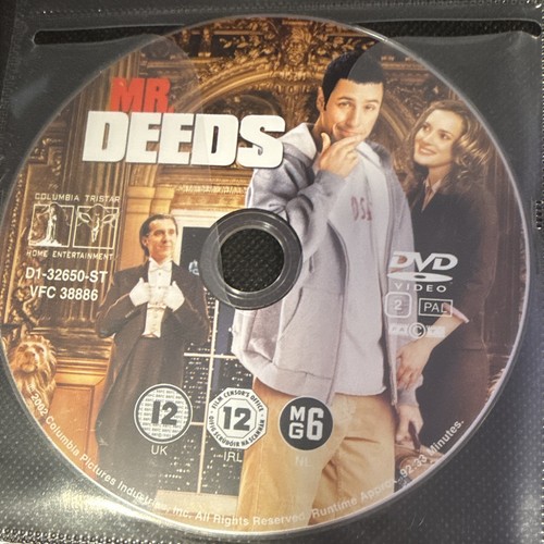 Deeds dvd 12a adam - deeds,