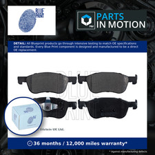 Brake Pads Set fits FORD FIESTA 1.5D Front 2017 on Blue Print 2095060 2095160