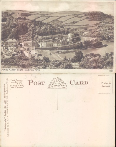 Combe martin from - combe, path