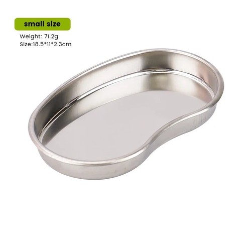 1pc kidney shaped stainless - 1pc,