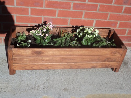 Trough planter 89cm long 30cm - planter,