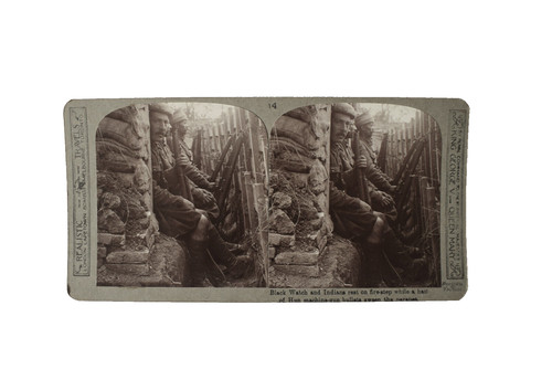 Ww1 stereoview black watch - black,