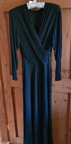 Vintage black dress 1940s - vintage,