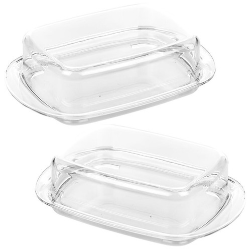 Clear plastic butter cheese - plastic, butter/cheese