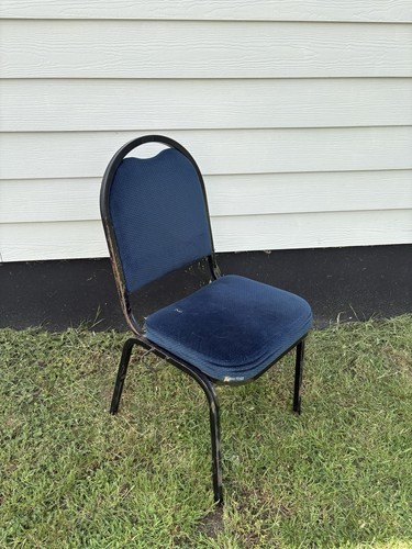 Blue fabric seat banquet - blue,