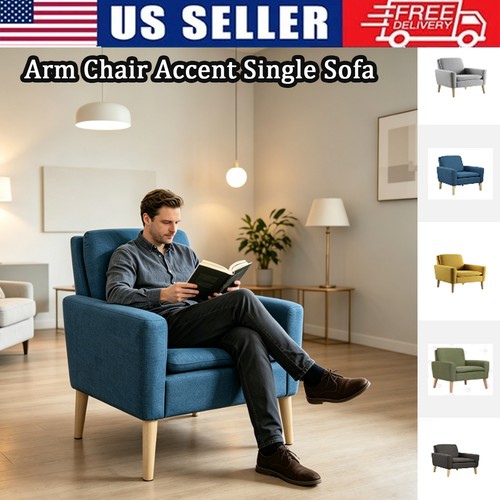 Accent armchair single linen - accent,