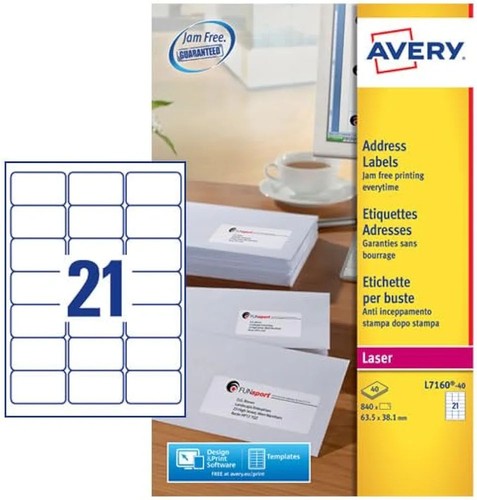 Avery ultragrip laser labels - ultragrip,
