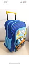 Kids Wheeled Luggage Trolley Boys Girls Character Suitcase Backpack Hand Bag jcb