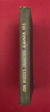 1918 WISDEN - REBOUND  WITHOUT WRAPPERS - WISDEN PRESENTATION COPY - VERY GOOD+