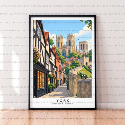 York england unframed - york,