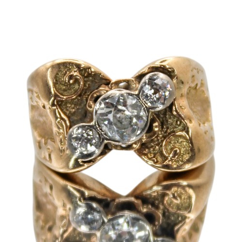 Diamond ring yellow gold 9ct - diamond,