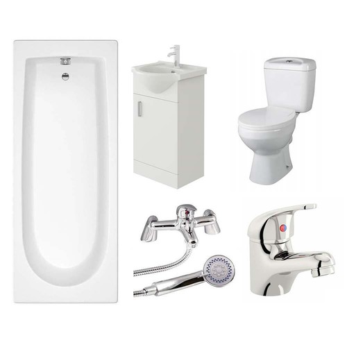 Bathroom suite bath vanity - suite,