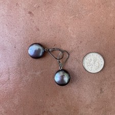 Honora Freshwater Pearl Dangle Earrings. 925 Silver