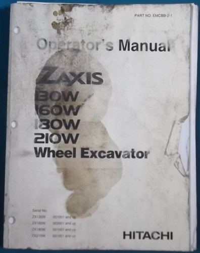 Hitachi zaxis 130w 160w - hitachi,