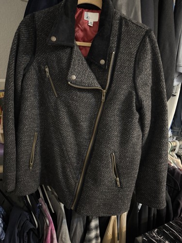 Volcom moto wool blend jacket