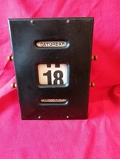 Vintage Wooden Perpetual Calendar. Full working order