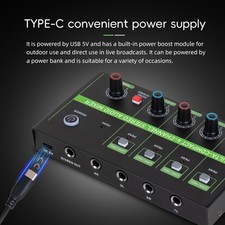°4 Channel Audio Mixer