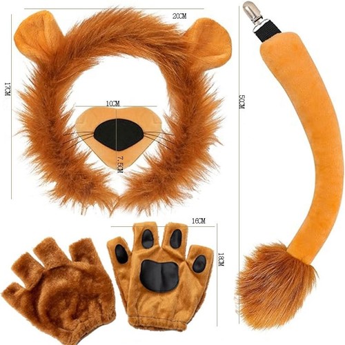 5pcs lion costume accessory - lion,