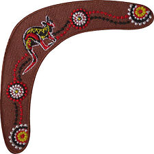 Boomerang Patch Iron On Sew On