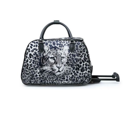 Leopard print travel - leopard, holdall