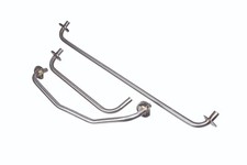 JAGUAR E-TYPE SERIES 1 3.8 4.2 STAINLESS STEEL HEATER TRANSFER PIPE SET HTP1SS