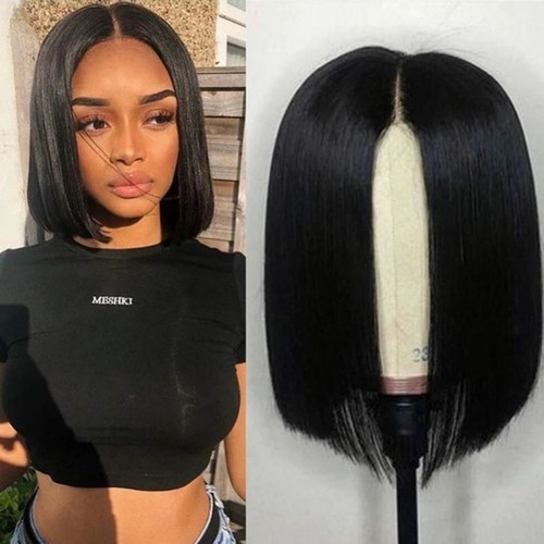 Short straight bob wigs lace - straight,