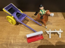 VINTAGE 1987 THELWELL 5-PC "PENNY'S PONY CLUB TOY SET" (ALL VG CONDITION) 