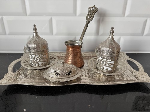 Turkish coffee set with - coffee,
