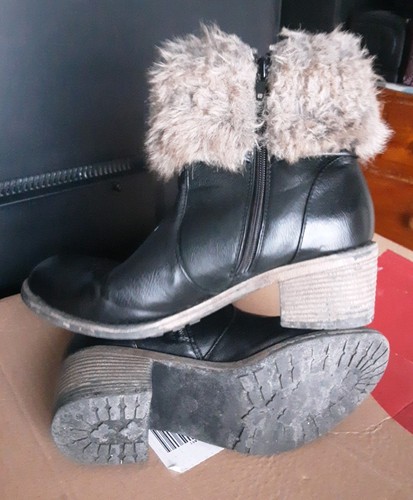Ladies uk6 heeled ankle boots - uk6,