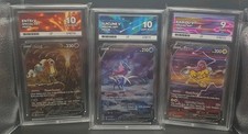 Pokemon Crown Zenith Sequential Ace Label  Entei GG36 Suicune GG38 Raikou GG41