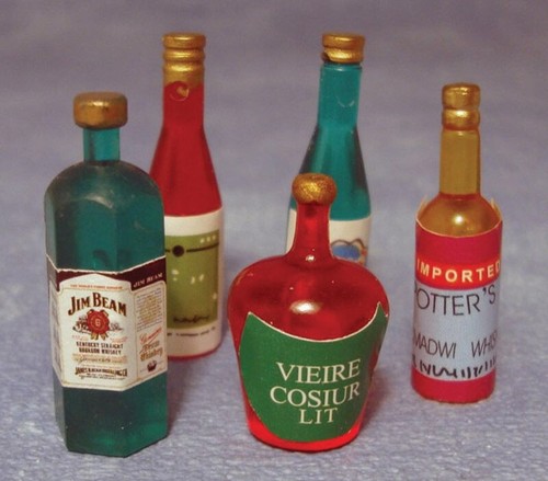 Bottles spirits doll - of,