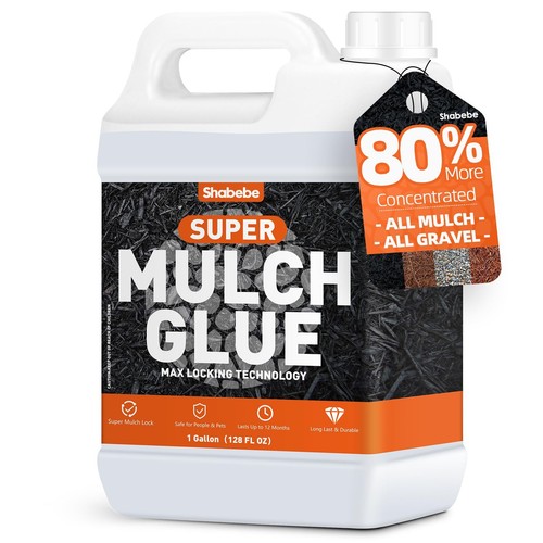 Mulch glue for landscaping - mulch,