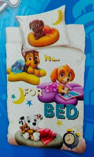 Paw patrol toddler bedding - paw, bed
