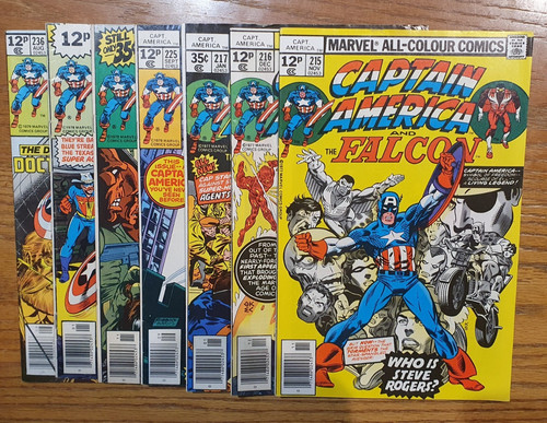 Captain america lot books - captain, 6