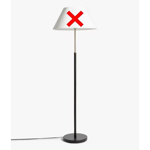 John lewis tapered shade foot - lewis,