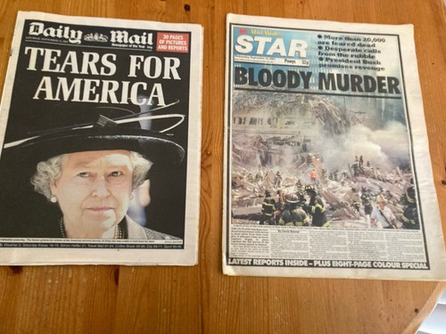 Attack newspapers - 9/11,