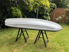 Genuine Volvo Branded (Thule) Roof Box, Silver to fit Volvo XC90 or similar