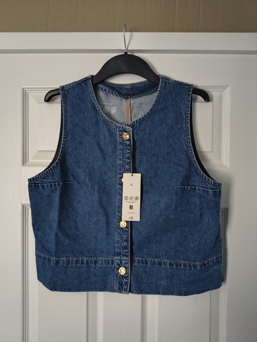 Primark denim waistcoat viral - denim,