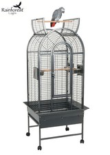 LIBERTA  ANTIQUE ECUADOR MEDIUM PARROT BIRD CAGE AFRICAN GREY AMAZON W/ WHEELS
