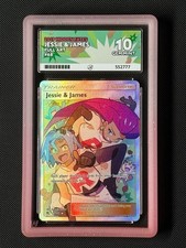 ACE 10 Jessie And James 68/68 Full Art Pokémon Card Hidden Fates GEM MINT