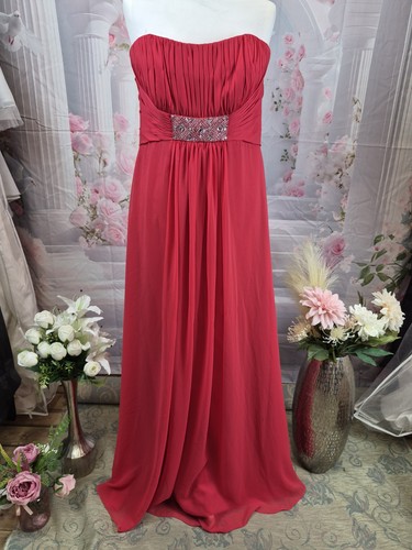 Kelsey rose red chiffon - red,