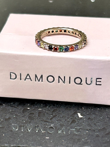 Qvc diamonique rainbow - diamonique, gem