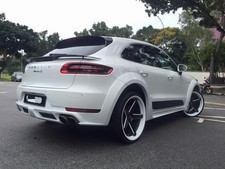 PORSCHE MACCAN BOOT SPOILER MAGNUM LOOK REAL PHOTO PERFECT FIT