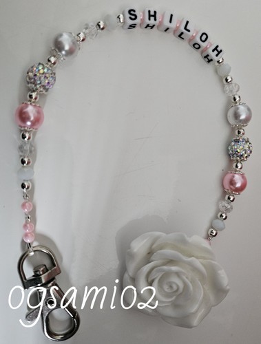 Personalised bling dummy - personalised, clip
