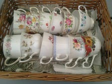 job lot Vintage bone china tea