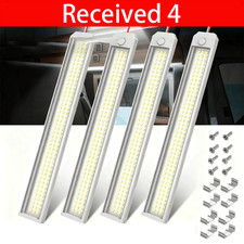4x 12V 144LED Car Interior Strip Lights Bar Light Car Van Caravan Boat Home Bus