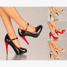 WOMEN  HIGH HEEL GLOSSY MARY
