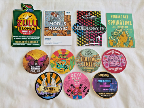 Beer pump badges various - -,