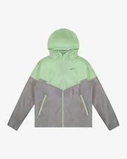 Nike Run UV Windrunner Repel Zip Windbreaker Running Jacket Vapour Green Large
